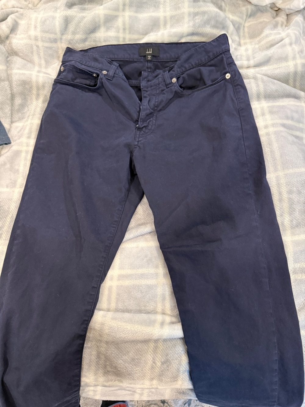 Dunhill Italy Navy Pants – Luxury Designer